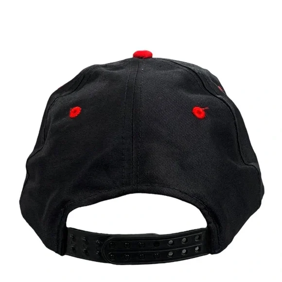 Vintage Ford Freemont Motor Co Super Duty Black & Red Adjustable Snapback Hat - Picture 2 of 4